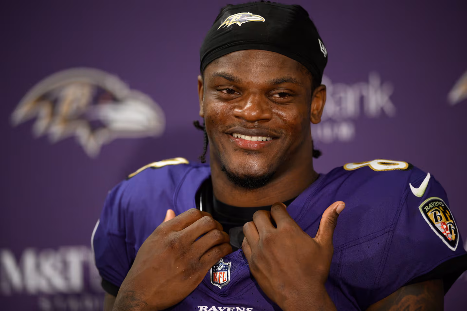 Lamar Jackson teeth